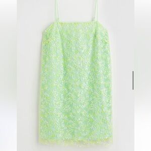 H&M sequin fluorescent dress